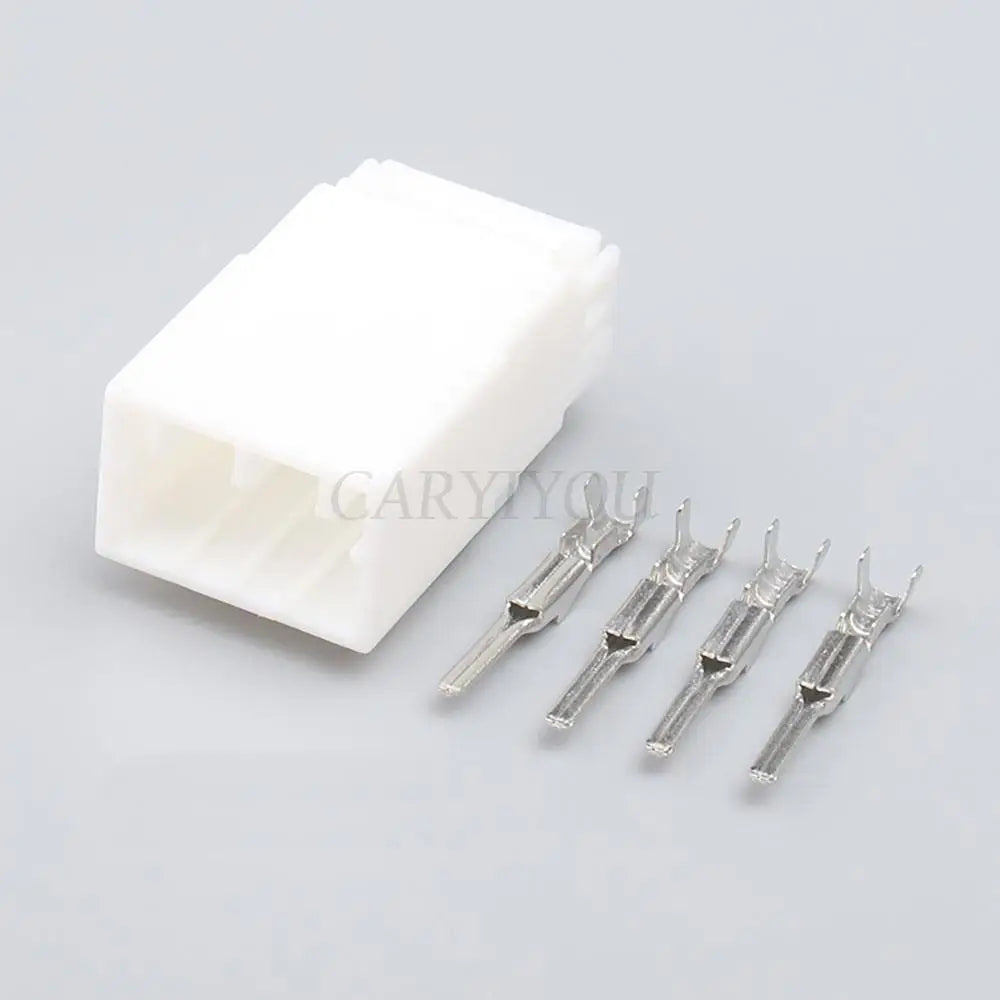 4 Pin Waterproof Connector 174929-1 174922-1 DJ7044Y-1.8 PA66 Black White Male Female