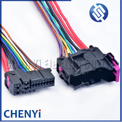 20 Pin Automobile Waterproof Front Door Connector Plug with Wire Harness 8E0972702 / 8E0972701 for Audi A4 A6L A3 A8 Q7 Q3 Q5