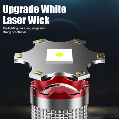 19000000LM Super Powerful Flashlight Rechargeable LED Torch COB Lantern
