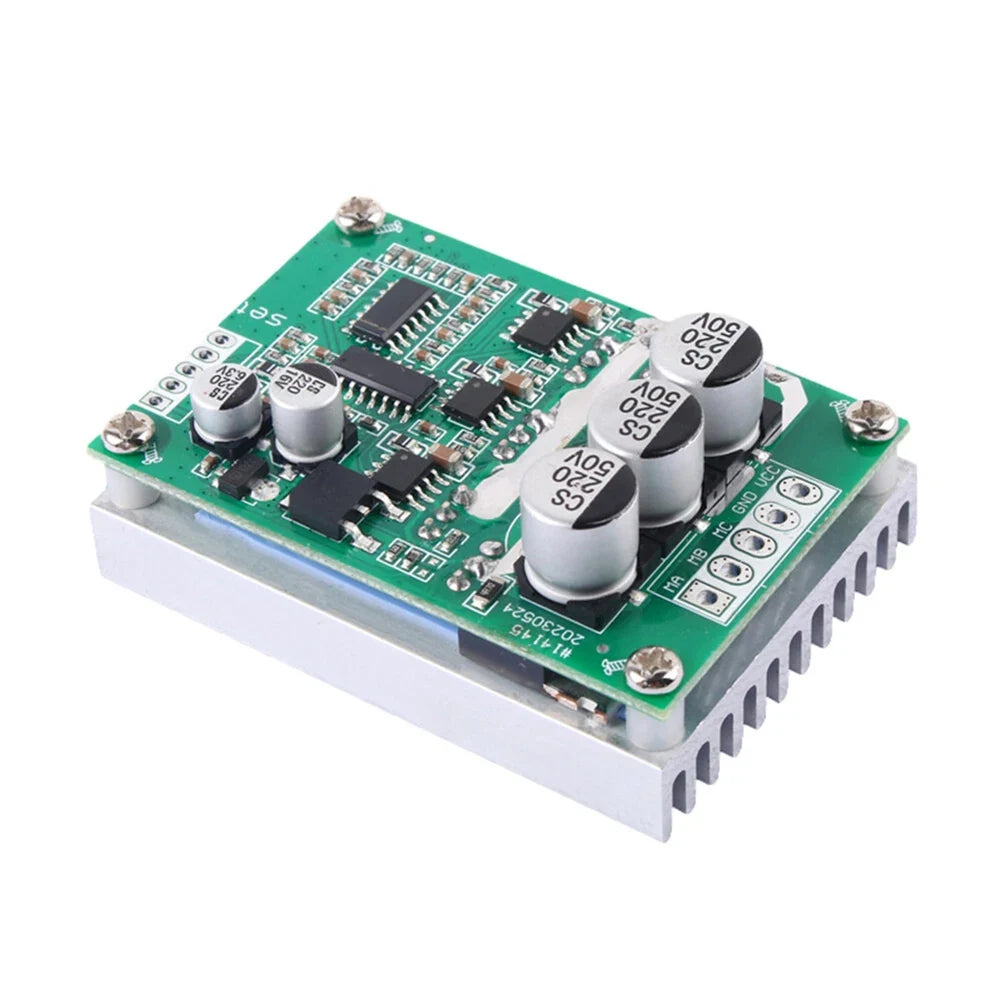 Motor Driver Board BLDC DC12-36V 500W Brushless Speed Controller For PWM Hall-less Motor Control Brushless Motor Speed Regulator