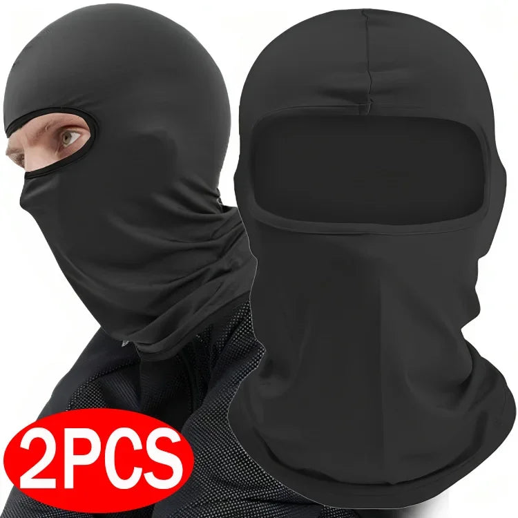 Breathable Ice Silk Cycling Balaclava Face Mask Neck Cover