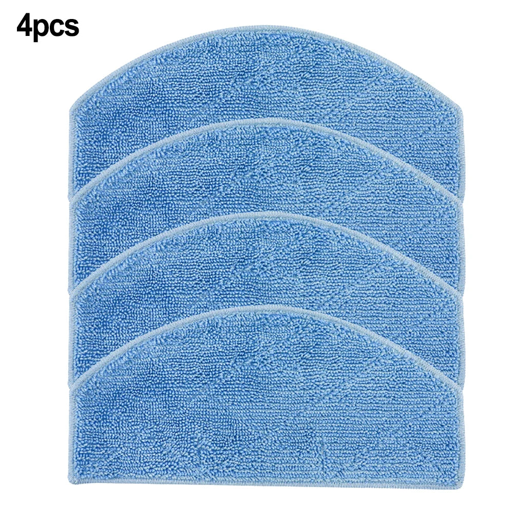 Robot Vacuum Mop Cloths Kit 4/10 Replacement Parts for Lubluelu SL68W Perfect Solution for Daily Household Cleaning