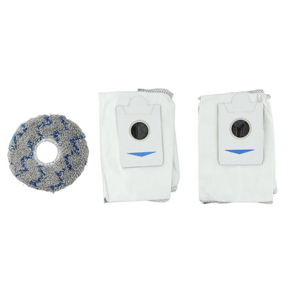 Set of 8 Dust Bags and 4 Wiping Cloths for Deebot For T20 For Omni X1 For Omni 8 Robot Vacuum Cleaner Protective Accessories