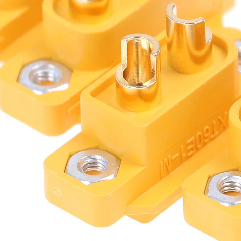 New 5pcs AMASS XT60E-M Mountable XT60 Male Plug for RC Drone FPV Racing Fixed Board