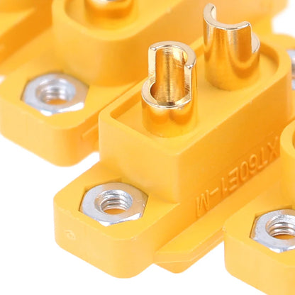 New 5pcs AMASS XT60E-M Mountable XT60 Male Plug for RC Drone FPV Racing Fixed Board
