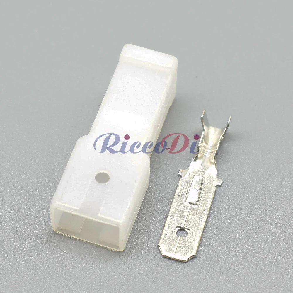 1 Pin 6.3mm Connector 16971976A 161971990B DJ7018-6.3-11/21 Female Male with Terminals