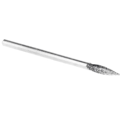 30pcs Diamond Burr Bits Set 1/8" Shank for Rotary Tools Carving Sanding
