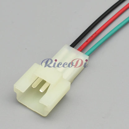 3-Way AC Assembly Car Cable Connector 6090-1131 6090-1136 Unsealed with 15cm Wire Pigtail