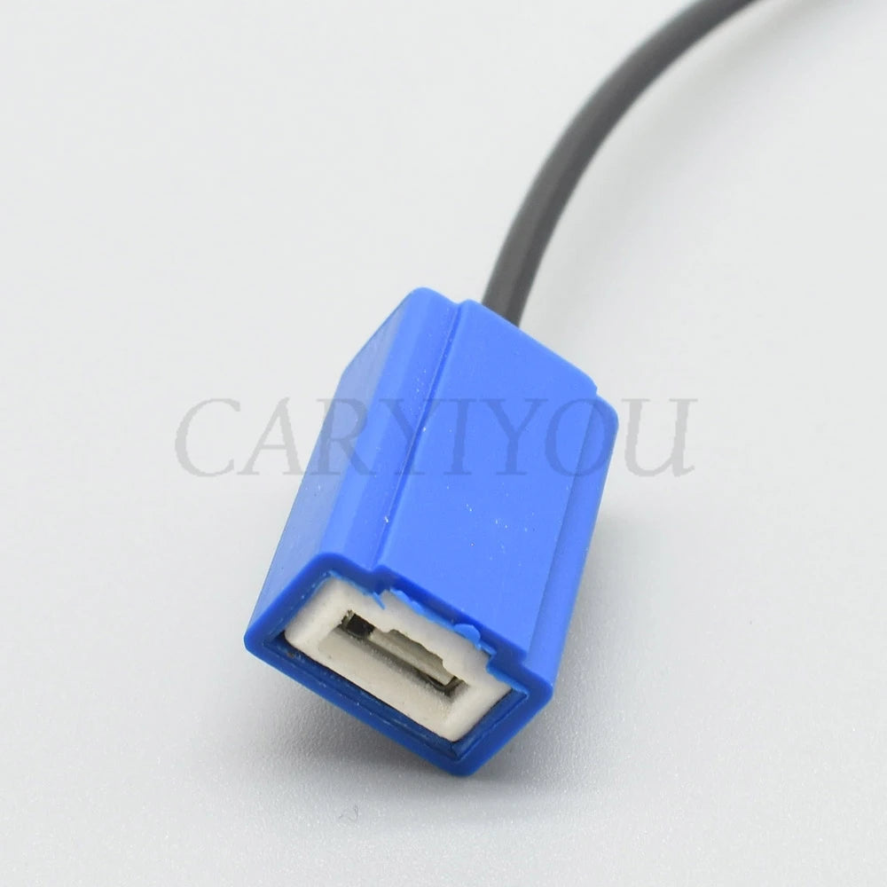 1 Pin 6.3mm Ceramic H1 Lamp Socket H1-2A AC Heavy Current Automotive Wiring Harness Connector