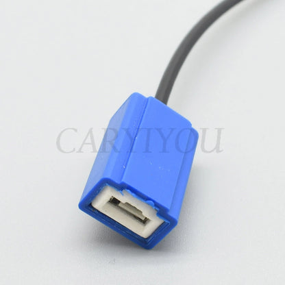 1 Pin 6.3mm Ceramic H1 Lamp Socket H1-2A AC Heavy Current Automotive Wiring Harness Connector
