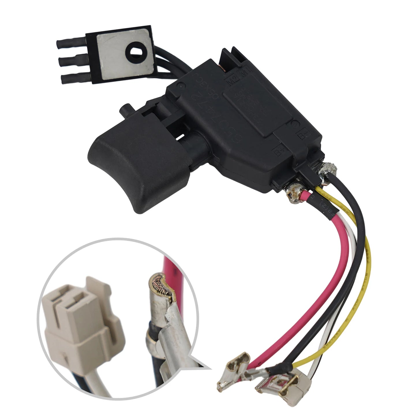 24VDC 650747-2 Switch For DDF446 DDF456 DHP446 BHP456 BDF456 Electric Drills Switch Tool Parts Power Tools Accessories