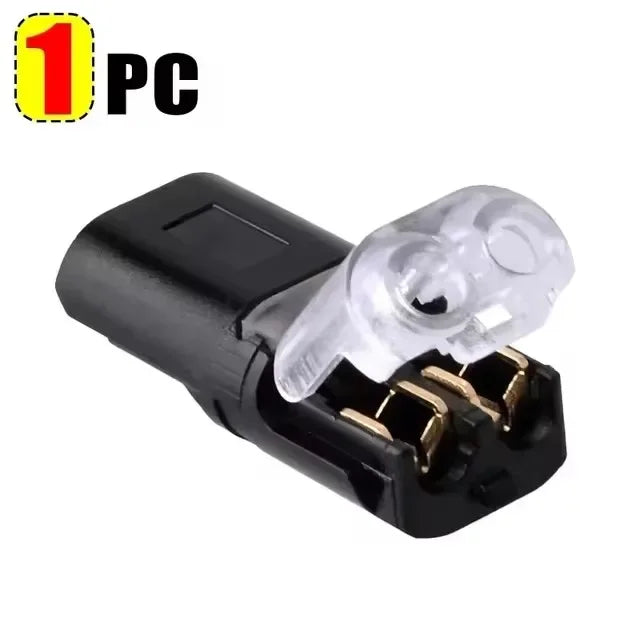 2 Pin Automotive Waterproof Connector Wire Terminal ABS 18-22AWG 300V 10A