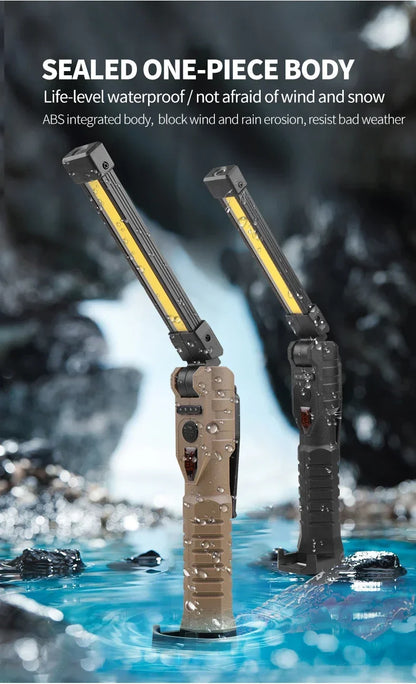 Portable Folding COB XPE LED Work Light Rechargeable Inspection Lamp