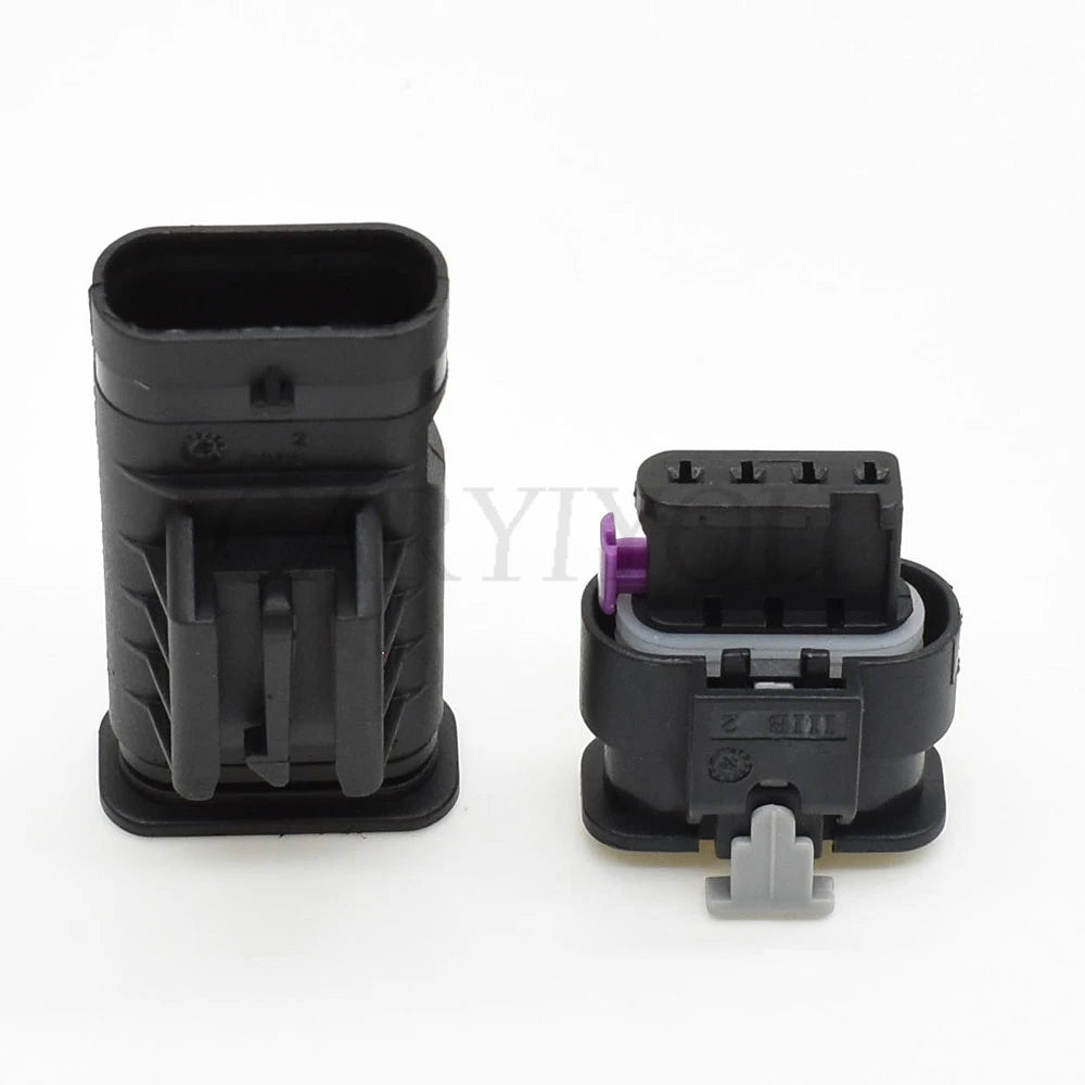 4 Pin Female Male Auto Cable Plug Water Temperature Sensor Connector Socket 1718657-1 for Heavy Machinery