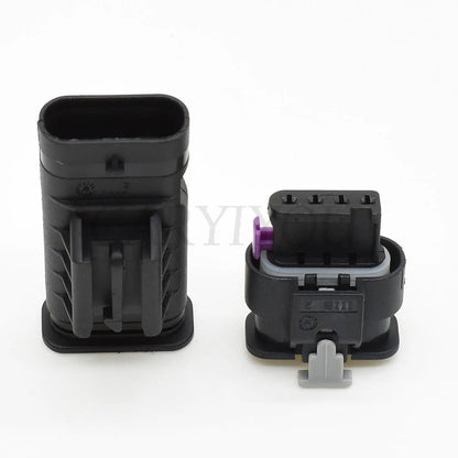 4 Pin Female Male Auto Cable Plug Water Temperature Sensor Connector Socket 1718657-1 for Heavy Machinery