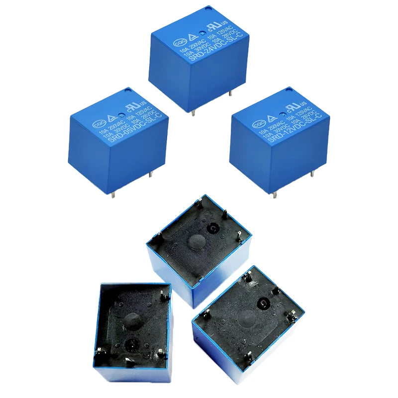 SRD-05/12/24VDC 5-Pin 10A Relay SRD-SL-C DC Electromagnetic Switch