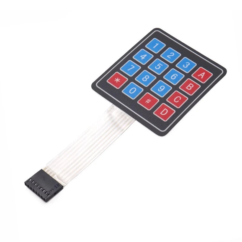 Matrix Membrane Switch Keypad Kit 1x4 3x4 4x4 4x5 Key Button Control Panel for Arduino