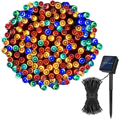 Christmas Decoration LED Solar Powered Fairy Lights, Outdoor for Garden, Wedding, Holiday Party, 32m/22m/12m/7m