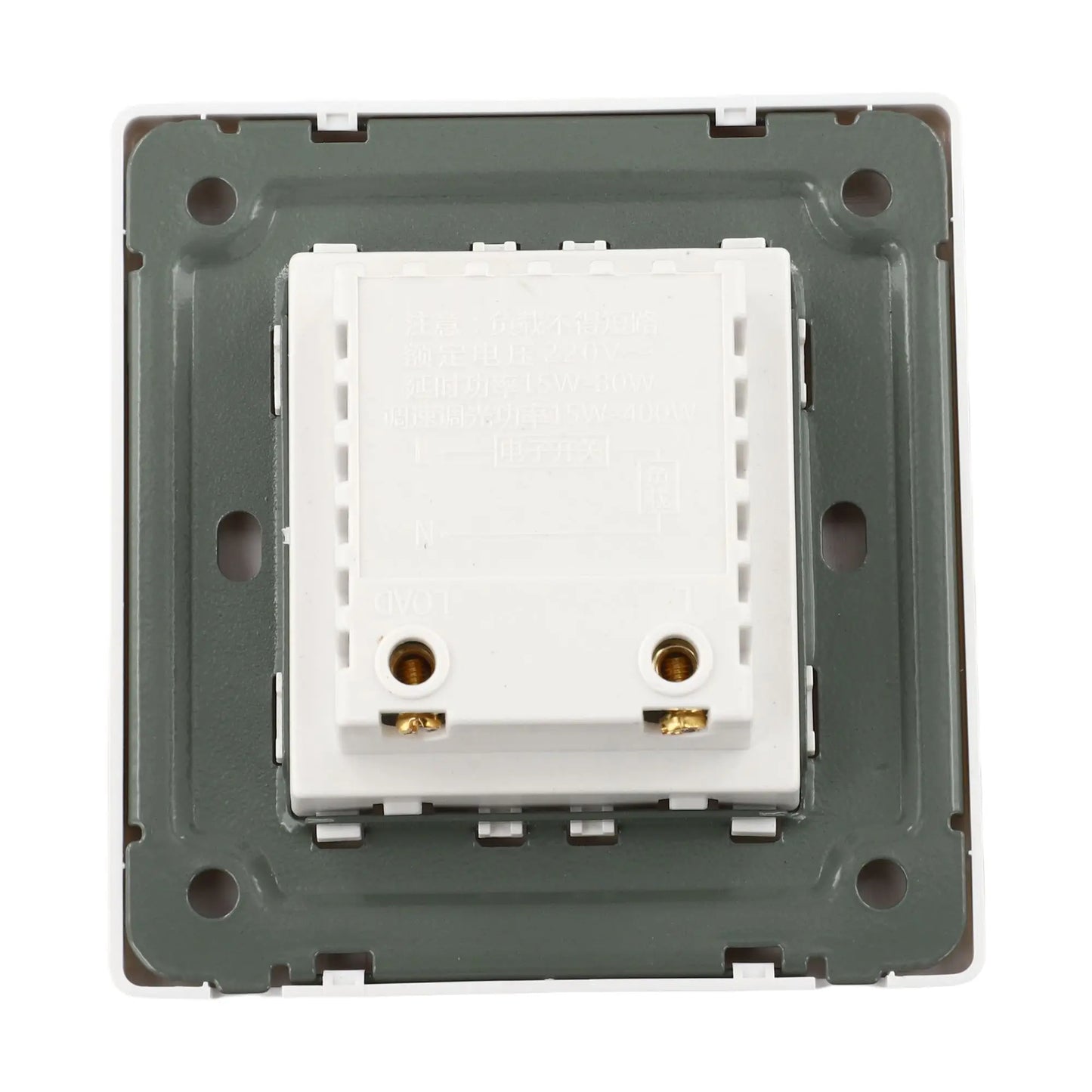 AC 220V Dimmer Switch for Light and Ceiling Fan Speed Control with Wall Mount Button for Enhanced Room Comfort
