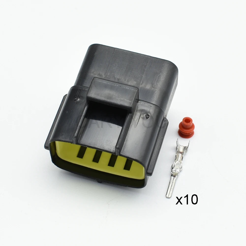 174657-2 / 174655-2 / 174656-7 Automotive 10-Pin Waterproof Connector — AMP Male Plug Female Socket