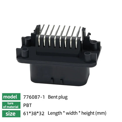 ECU Controller Connector PCB Panel Waterproof Bent Needle Pin Socket Plug Board Terminal 776087 776163 776267 776280