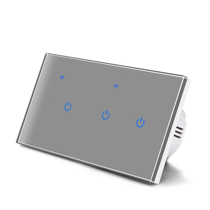 Home Automation Smart Home Experience WiFi Touch Switch Voice Control Switch Smart Home 100-240Vac 50 60Hz Sleek Modern Design