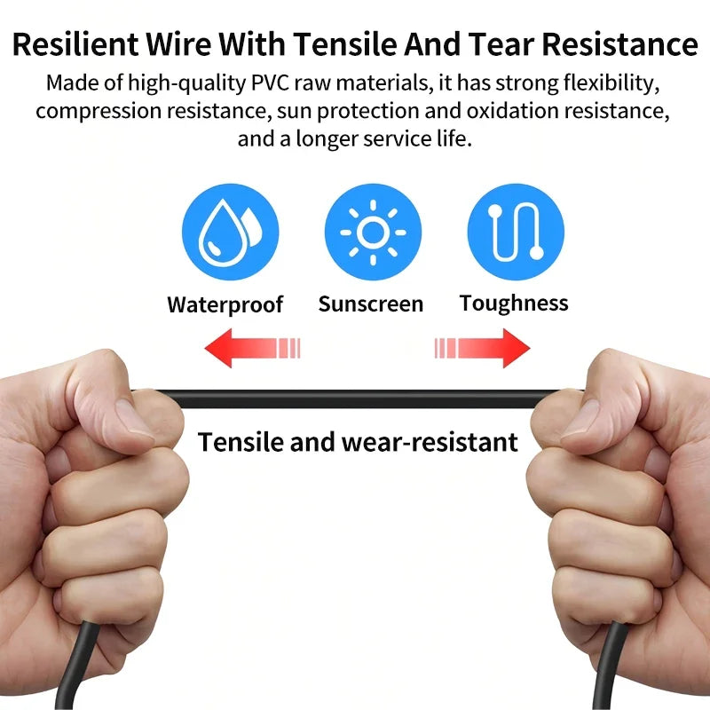 2m M12 Waterproof Sensor Cable Male & Female Connector 4/5/8/12 Pin Integrated Injection Molded