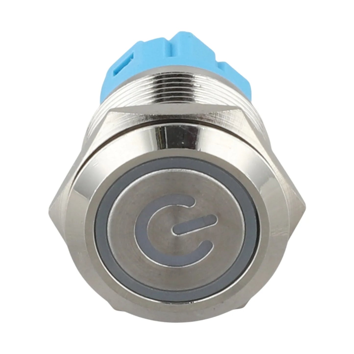Control Systems Yellow Light Momentary Button Switch 12-24V Momentary Push Button Compact Push Button IP66 Push Button