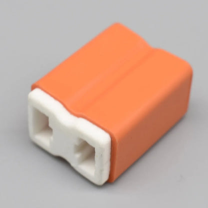 2 Pin 6.3mm Ceramic H7 Headlamp Bulb Connector H7-2A Straight High Temperature Automotive
