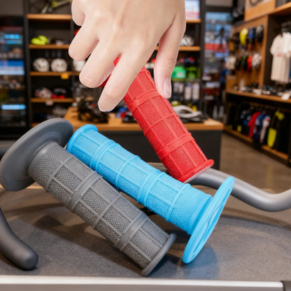 Universal Soft Silicone Motorcycle Handlebar Grips Anti Slip Gel Handle Bar Cover Dirt Bike Motocros Scooter Shock Absorb Sleeve