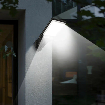 Solar LED Wall Light Outdoor — Motion Sensor, IP65 Waterproof, 3-Mode, 18650 Battery | Garden Street Security Lamp