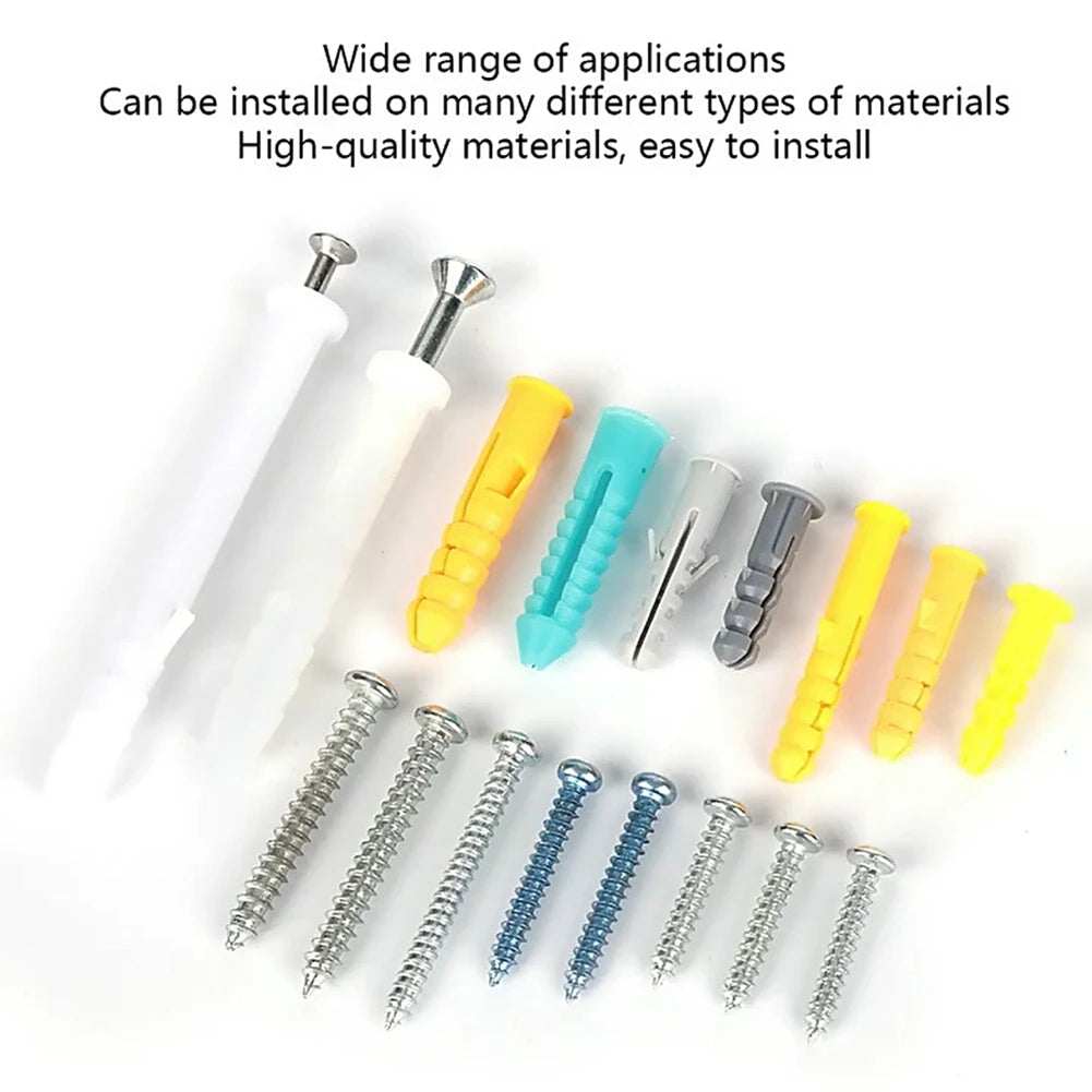 300pcs M5 M6 M8 Self Tapping Expansion Screw High Strength Self-tapping Screws Kit Wall Anchors And Screws For Drywall Tools