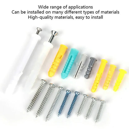300pcs M5 M6 M8 Self Tapping Expansion Screw High Strength Self-tapping Screws Kit Wall Anchors And Screws For Drywall Tools