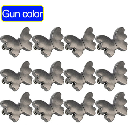 Butterfly Magnetic Curtain Clips — Nail-Free Detachable Window Curtain Buckles