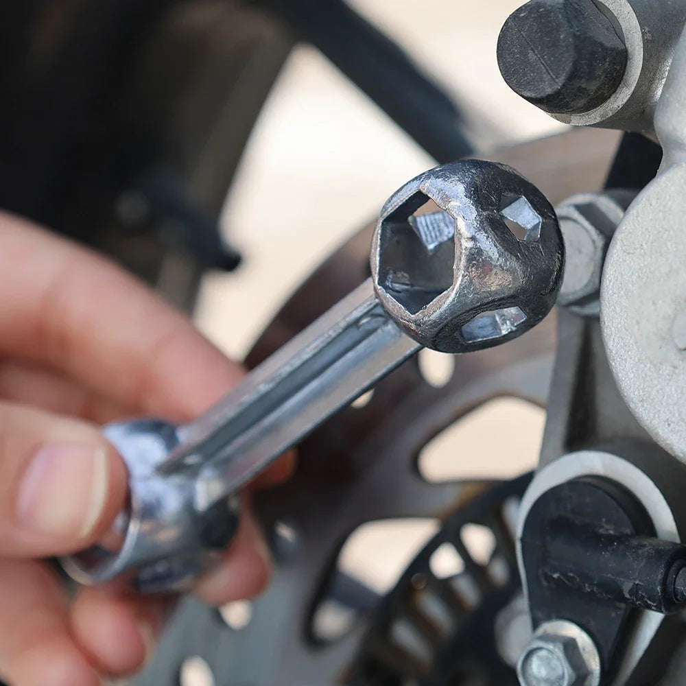 Metal Hexagonal Wrench 6~15mm Car Bicycle Hexagonal Screw Installation Disassembly Tool Multi Purpose Sleeve Bone Shaped Wrench