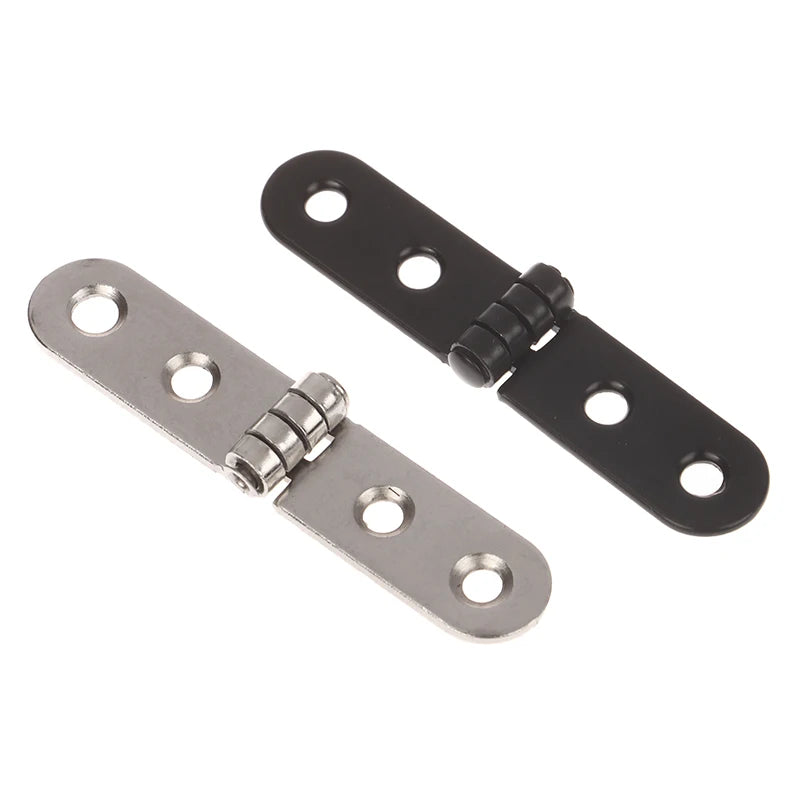 2pcs 180 Degree Screw-On Hinges For Sewing Machine Cabinet Door Hinge  Foldable Hinge Flap Furniture Hardware Accessories