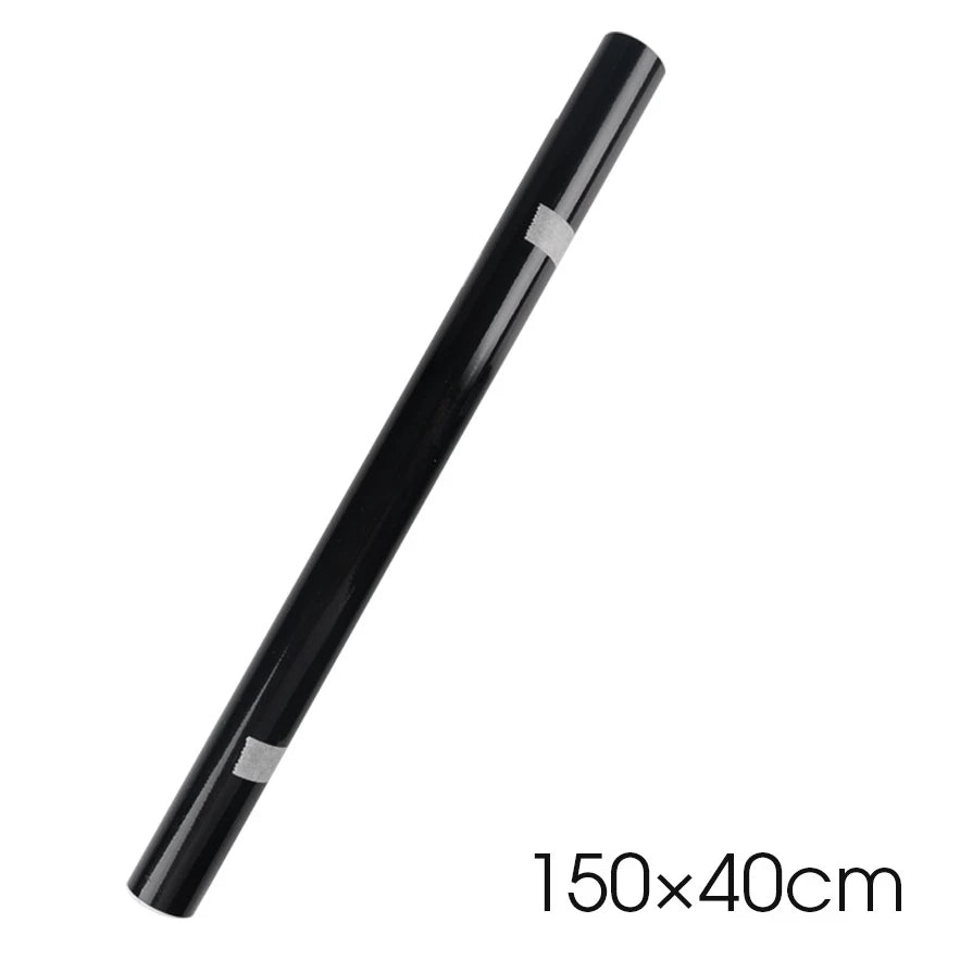 Car Glossy Black Sticker Waterproof Air Release DIY Stickers Car on The Hood Adhesive Vinyl for Auto Motorcycle Body Stickers