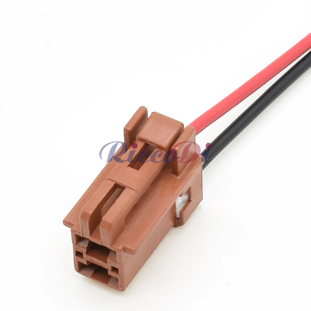 DJ7021K-6.3-21 Automotive 2-Pin 6.3mm Wire Harness Connector Socket with Terminals