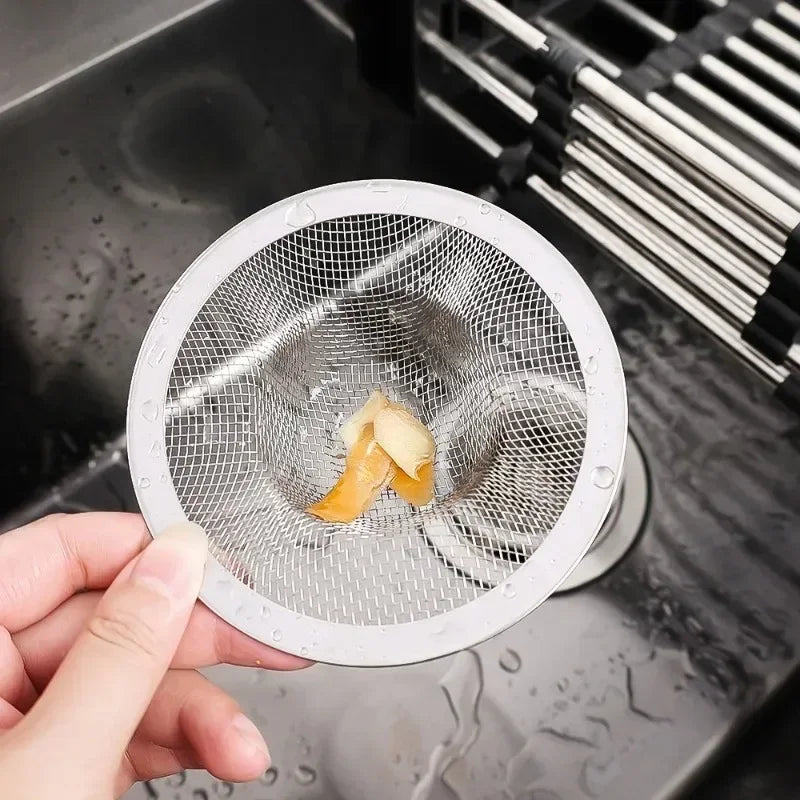 20x Stainless Steel Sink Filter Kitchen Bathroom Floor Drain Mesh Filters Drain Basket Waste Screen Hole Trap Strainer Stopper