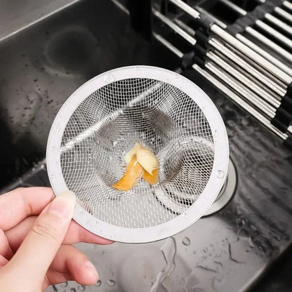 20x Stainless Steel Sink Filter Kitchen Bathroom Floor Drain Mesh Filters Drain Basket Waste Screen Hole Trap Strainer Stopper
