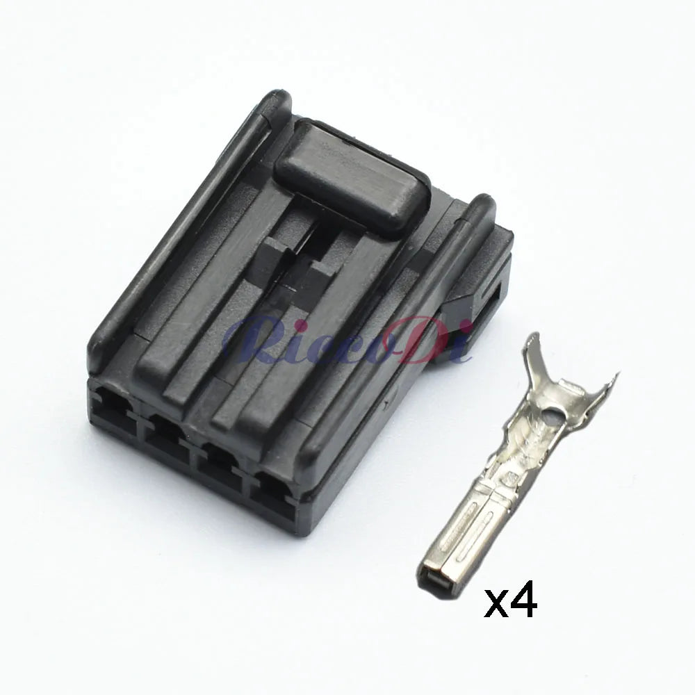4 Pin Waterproof Connector 174929-1 174922-1 DJ7044Y-1.8 PA66 Black White Male Female