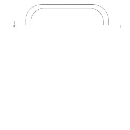 New Aluminium Alloy Punch-Free Furniture Cabinet Handle Sliding Door Pull and Flush Hardware Set for Wood Door Drawer