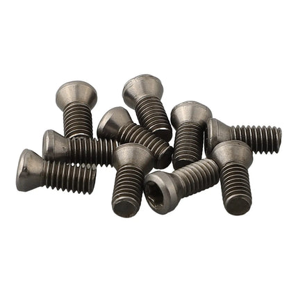 Torx Steel Screws M2.5 x 7mm / M2.5 x 6mm for CNC Lathe Tools and Carbide Insert Replacement