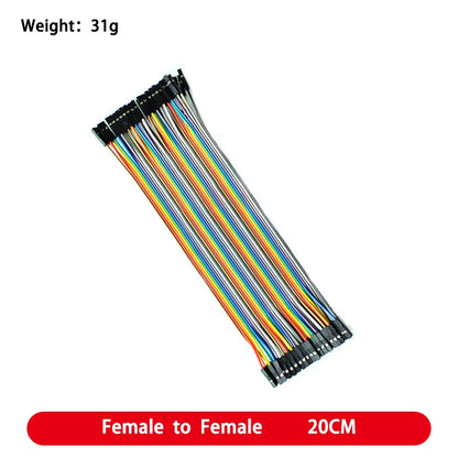 DuPont Jumper Wires Female to Female, Male to Female, and Male to Male