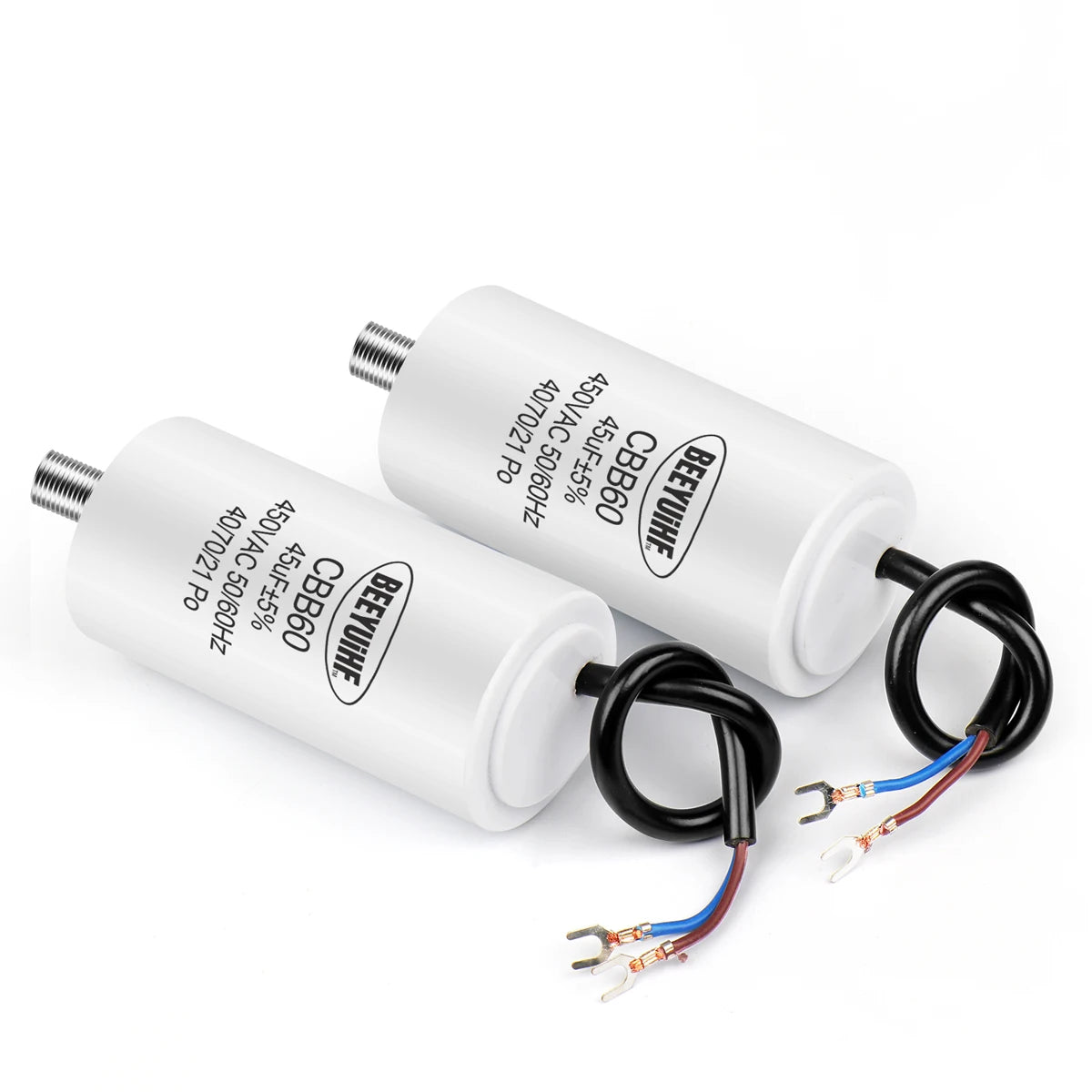 CBB60 Motor Run Capacitor 450V 4µF–100µF for Water Pumps and Air Pumps