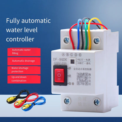 Automatic Water Level Controller Switch Sensor AC 220V 25A Water Pump Controller Electrical Equipment & Supplies Parts