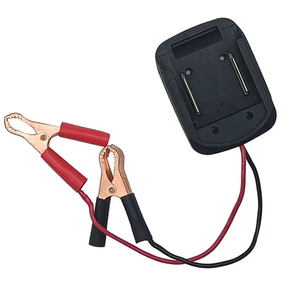 BL1830 Replacement Battery Adapter Jump Starting Batteries Strong Grip Clamps Booster Battery Cables Easy To Use For BL1815