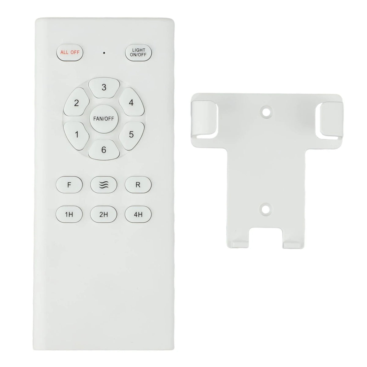 Ceiling Fan Light Control 6 Speed Fan Remote Bedroom Convenient Installment Multi-function Plastic PC Material