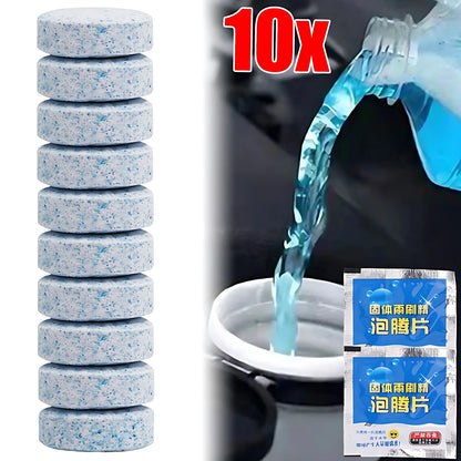 Car Windshield Cleaner Tablets Effervescent Glass Cleaning Tablets 300/10pcs