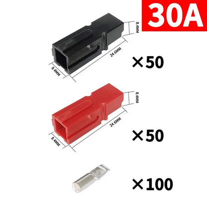 Single Pole SB30 Plug 30A 600V DC Battery Connector UPS Power High Current Quick Plug